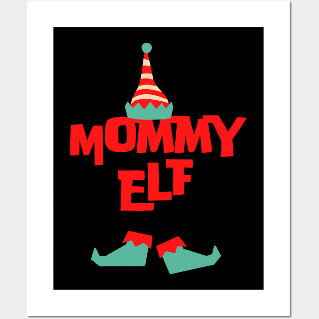 mommy elf Wall Art by the christmas shop